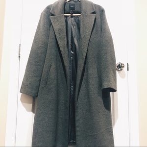 Forever 21 • Charcoal Grey Long Coat